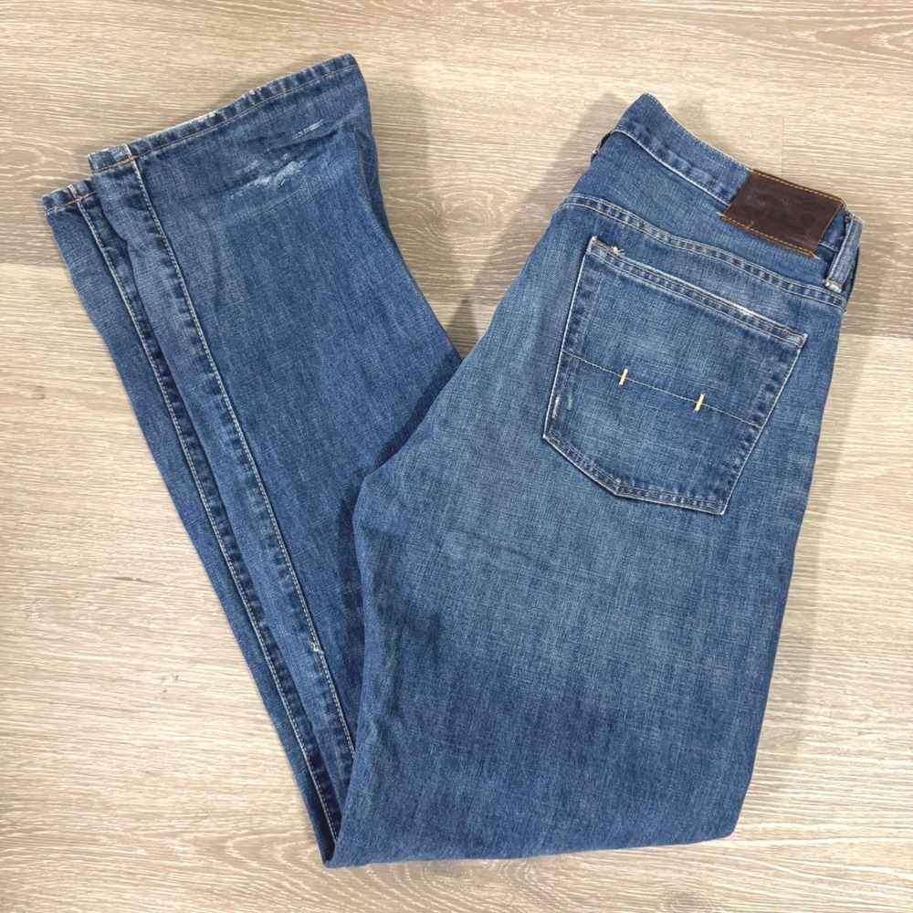 Polo Ralph Lauren Jeans Mens 34/34 Blue Vintage 67 Morningside Straight Denim